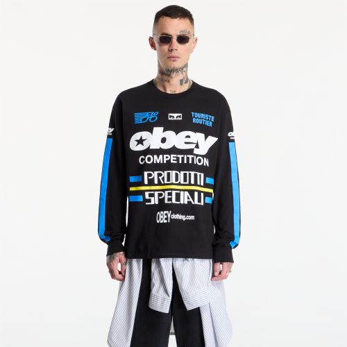 Maglietta Obey Competition Black S - OBEY Clothing - Modalova