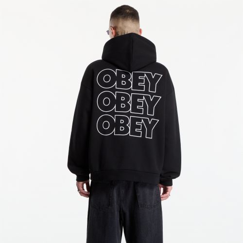 Felpa Obey Treble Extra Heavy Hood XL - OBEY Clothing - Modalova