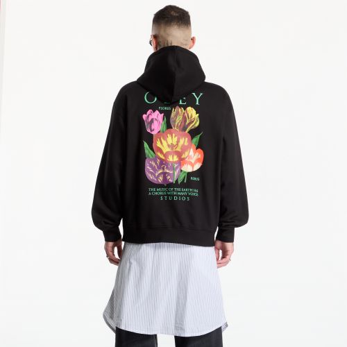 Felpa Obey Flores Robus Black M - OBEY Clothing - Modalova