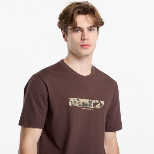 Maglietta Train Graphic Series M Tee Ss L - EA7 Emporio Armani - Modalova