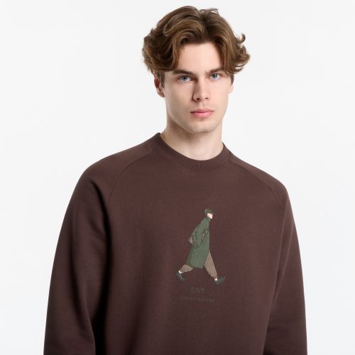 Felpa Train Graphic Series M T-top C M - EA7 Emporio Armani - Modalova