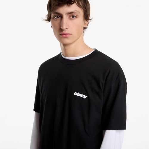 Maglietta Obey VHS Black L - OBEY Clothing - Modalova