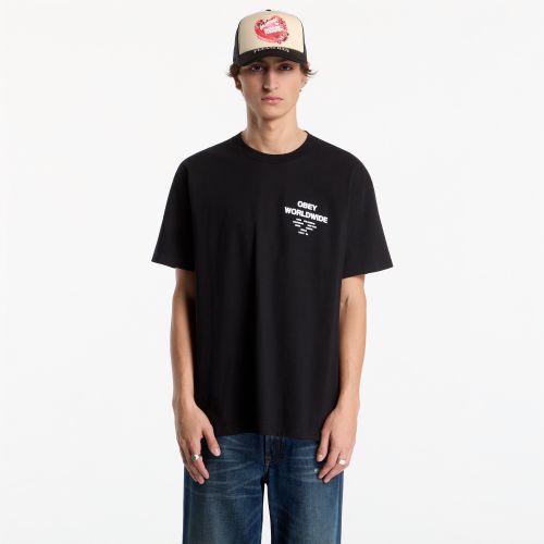 Maglietta Obey Angels Above Black L - OBEY Clothing - Modalova