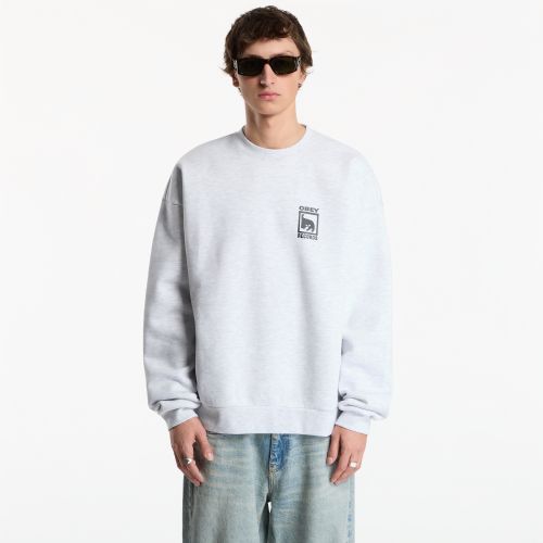 Felpa Obey Records Extra Heavy Crew L - OBEY Clothing - Modalova