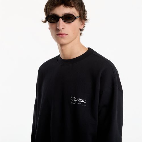 Felpa Obey Autograph Crew Black XL - OBEY Clothing - Modalova