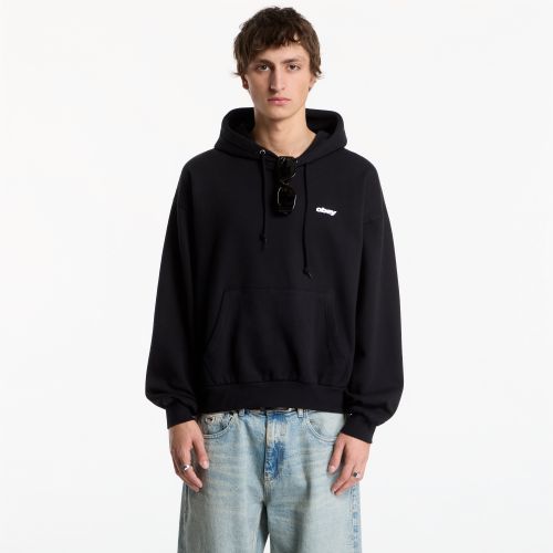 Felpa Obey League Hood Black L - OBEY Clothing - Modalova