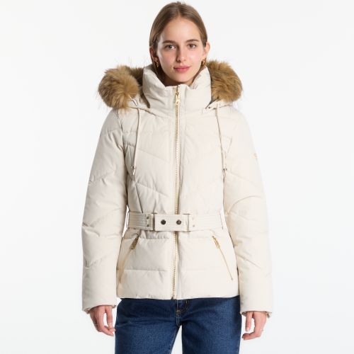 Giacca New Fatema Short Belted Puffer XS - Guess Jeans - Modalova