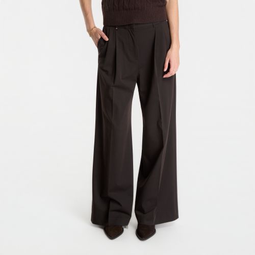 Pantaloni Viscose Blend Wide Leg 36 - Tommy Hilfiger - Modalova