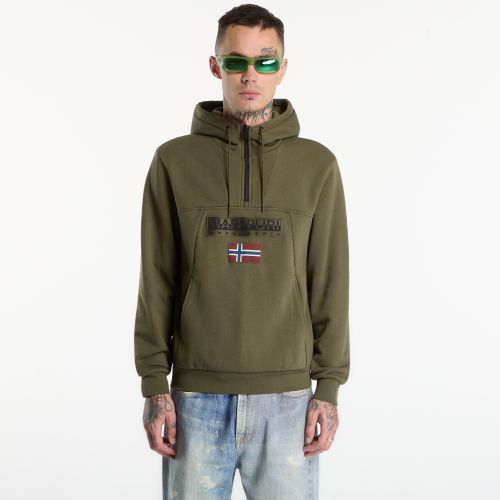 Felpa Burgee Half-Zip Hoodie 2.0 S - Napapijri - Modalova