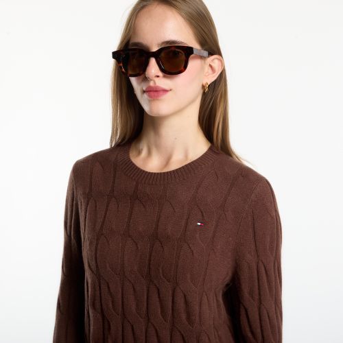 Maglione Soft Wool Cable C-Nk Ls Sweater S - Tommy Hilfiger - Modalova