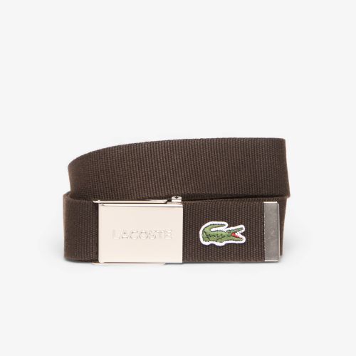 Cintura Woven Strap In Kit Belt / 100 - LACOSTE - Modalova