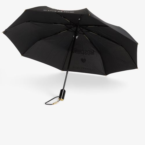 In Love We Trust Open Close Umbrella Universal - Moschino - Modalova