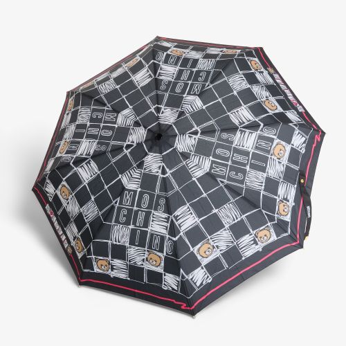 Crosswords Open Close Umbrella Universal - Moschino - Modalova