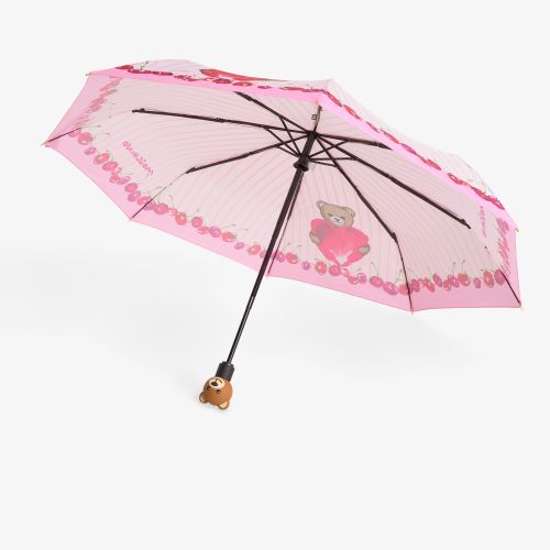 Bears And Cherries Open Close Umbrella Universal - Moschino - Modalova