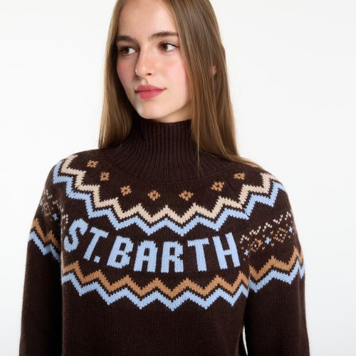 Maglione Meghan Nordic Turtleneck Sweater S - MC2 Saint Barth - Modalova