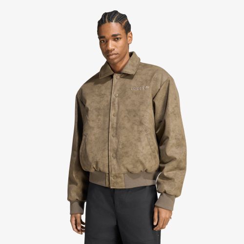 Bomber adidas Cutline Pleather Jacket S - adidas Originals - Modalova