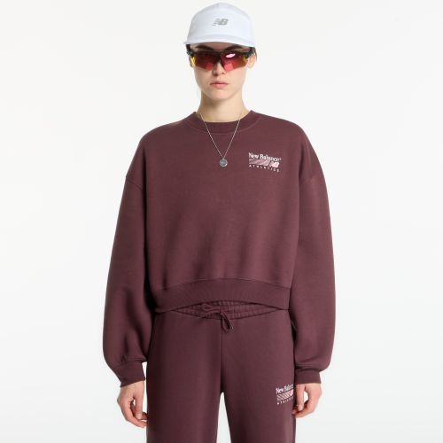 Felpa Trackside Fleece Crew M - New Balance - Modalova