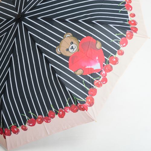 Bears And Cherries Open Close Umbrella Universal - Moschino - Modalova