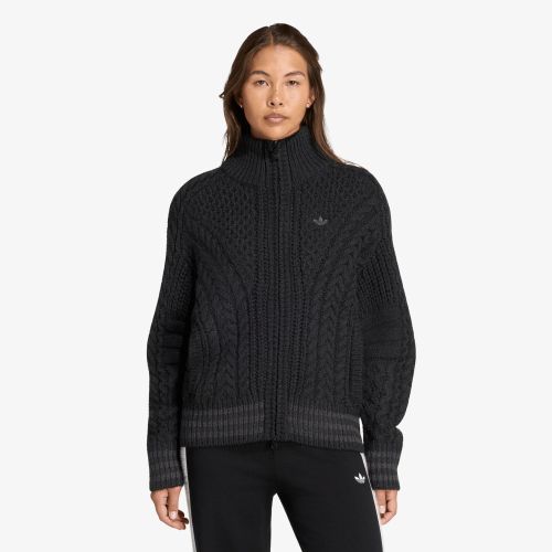 Maglione adidas Cable Knit Firebird Track Top / Utility M - adidas Originals - Modalova