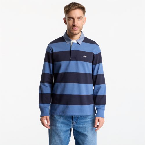 Maglietta Reg Chambray Stripe Heavy Rugger M - Gant - Modalova