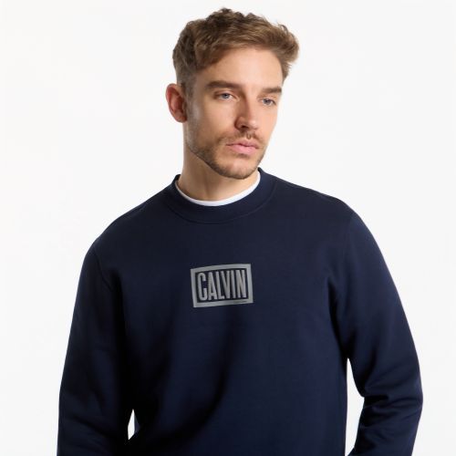 Felpa Jeans Ls 350Terry Eu Clvin Box Logo Cn L - Calvin Klein - Modalova