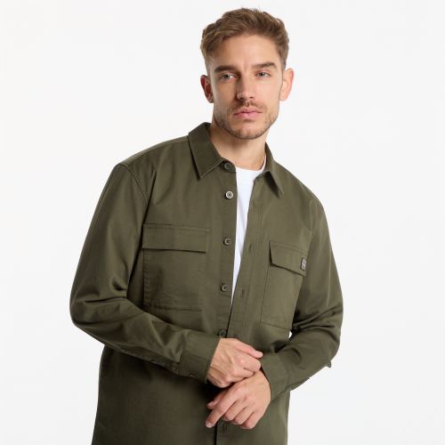 Camicia Jeans Ls Comfort Cotton Easy Overshirt M - Calvin Klein - Modalova