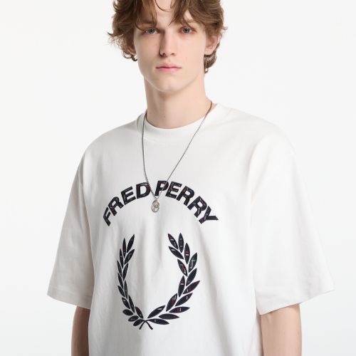 Maglietta Tartan Applique T-shirt XL - FRED PERRY - Modalova