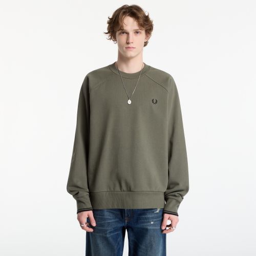 Felpa Tipped Crewneck Sweatshirt M - FRED PERRY - Modalova