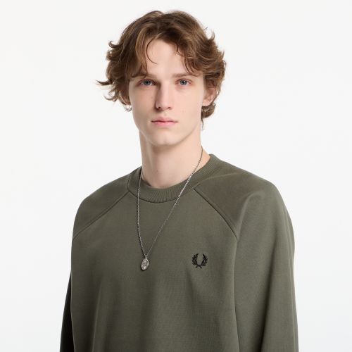 Felpa Tipped Crewneck Sweatshirt M - FRED PERRY - Modalova