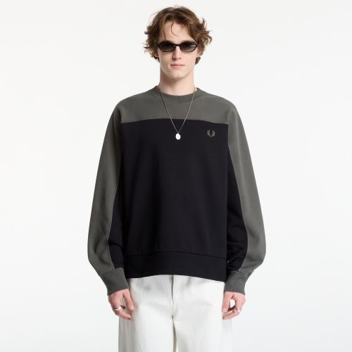 Felpa Colour Block Sweatshirt L - FRED PERRY - Modalova