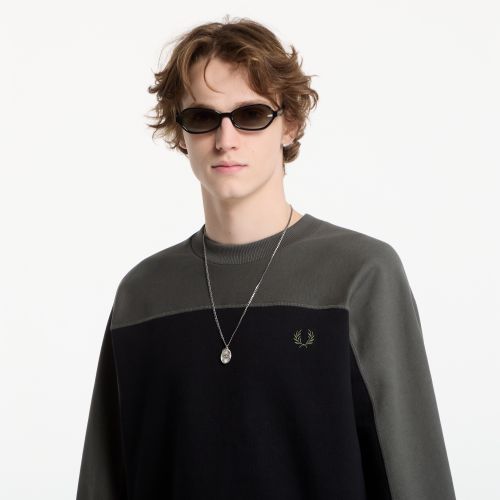 Felpa Colour Block Sweatshirt L - FRED PERRY - Modalova