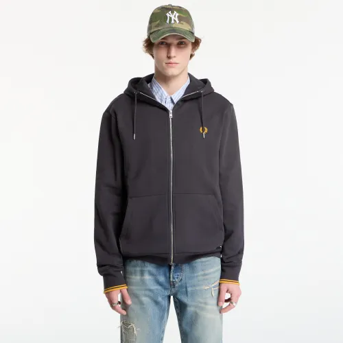 Felpa Hooded Zip Through Sweatshirt L - FRED PERRY - Modalova