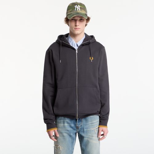 Felpa Hooded Zip Through Sweatshirt M - FRED PERRY - Modalova