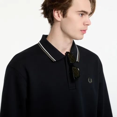 Felpa Tipped Collared Sweatshirt XL - FRED PERRY - Modalova