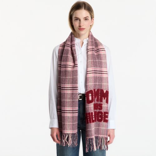 Sciarpa Th Varsity Check Scarf Universal - Tommy Hilfiger - Modalova