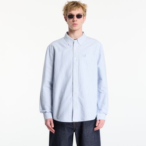 Camicia Relaxed Striped Oxford Shirt M - FRED PERRY - Modalova