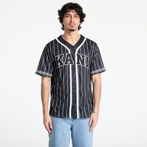 Camicia Serif Pinstripe Baseball Shirt / M - Karl Kani - Modalova