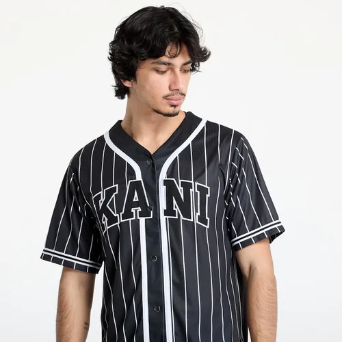 Camicia Serif Pinstripe Baseball Shirt / M - Karl Kani - Modalova