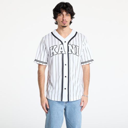 Camicia Serif Pinstripe Baseball Shirt / M - Karl Kani - Modalova