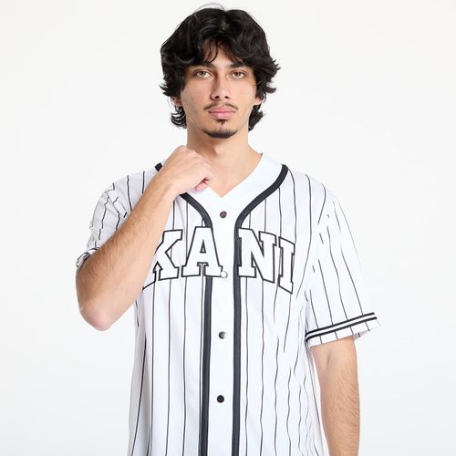 Camicia Serif Pinstripe Baseball Shirt / M - Karl Kani - Modalova