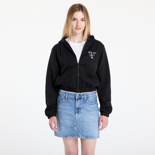 Felpa Roberta Full Zip Crop Sweatshirt M - GUESS - Modalova