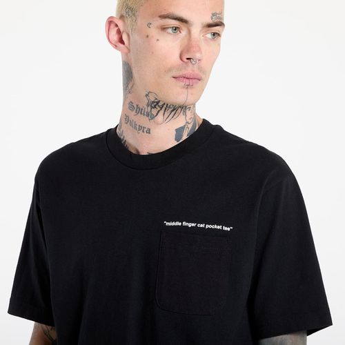 Maglietta Middle Finger Cat Pocket Tee S - RIPNDIP - Modalova