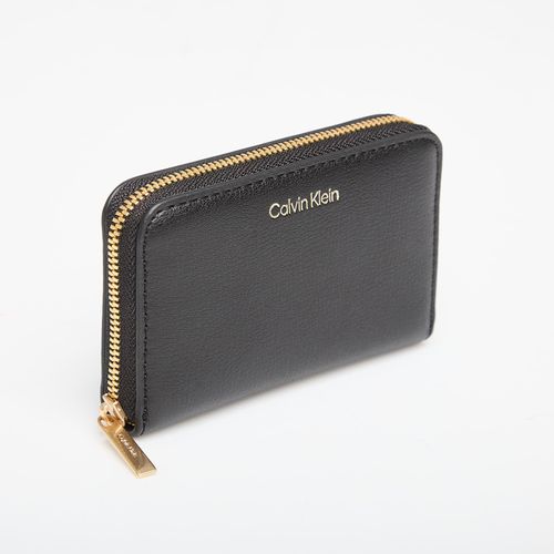 Portafoglio Foil Logo Medium Zip Around Universal - Calvin Klein - Modalova