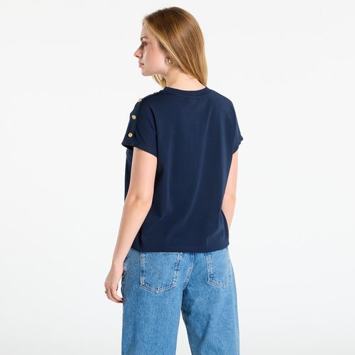 Maglietta Gold Button Ss Tee L - Tommy Hilfiger - Modalova