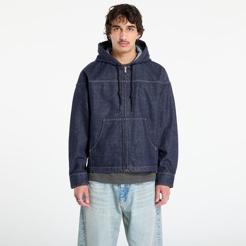 Giacca Jeans Denim Zip Front Hood Jacket S - Calvin Klein - Modalova