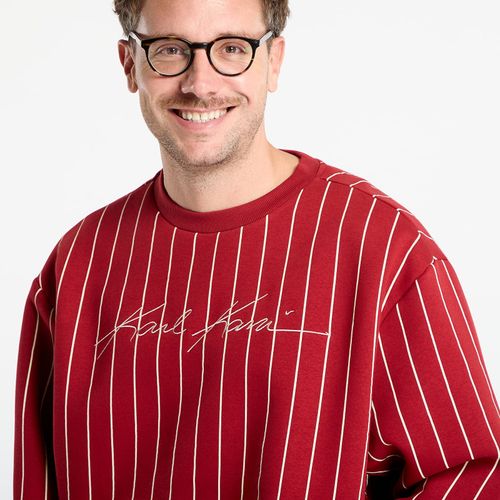 Felpa Autograph Pinstripe Sweat Os Crewneck M - Karl Kani - Modalova