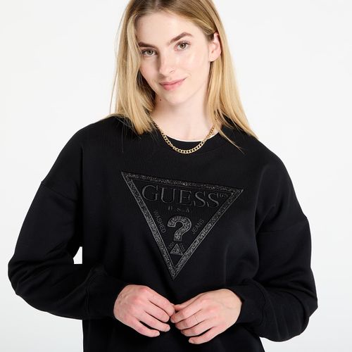 Felpa Ls Triangle Glitter Sweatshirt M - GUESS - Modalova