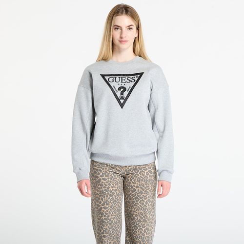 Felpa Ls Triangle Glitter Sweatshirt S - GUESS - Modalova