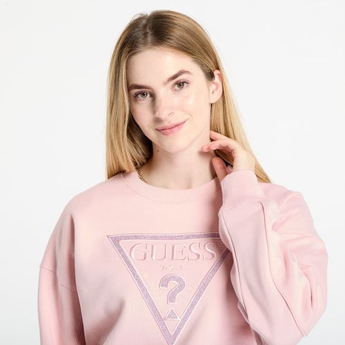 Felpa Ls Triangle Glitter Sweatshirt XS - GUESS - Modalova