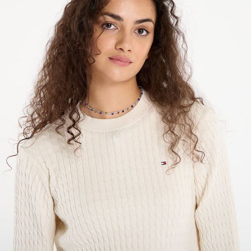 Maglione Co Cable Fine Gg C-Nk Ls Sweater S - Tommy Hilfiger - Modalova